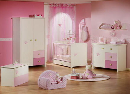 Idées enfants: chambre lisa pour fille. mobilier sauthon Lit pour enfant fille