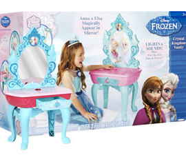 coiffeuse enfant reine des neiges