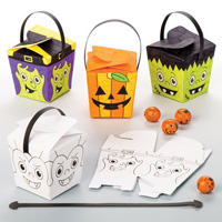 Boite à colorier pour Halloween