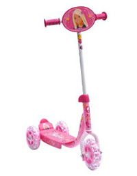 Jeux et jouets en plein air: Trotinette Barbie pliable > idees enfants