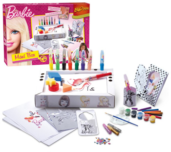 Jeux créatifs filles - Maxi Box Blopens Barbie - Lansay > idees