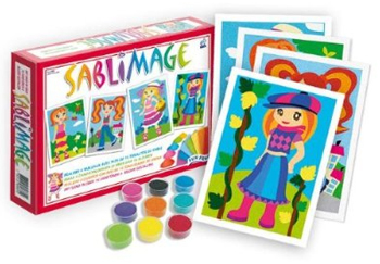 Jeux créatifs filles - Sablimage, thème Petites filles - Fun Frag  (Sentosphère) > idees enfants