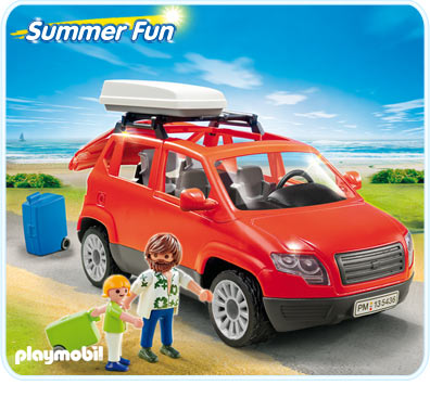 ② Playmobil 5437 - Gardien/voiture de camping — Jouets