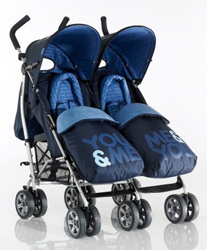 Cosatto Twin Stroller Polka Dogs