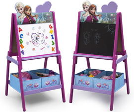 Tableau noir double face Reine des Neiges